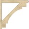 Ekena Millwork Merced Craftsman Rough Sawn Outlooker, Douglas Fir, 6"W x 44"D x 44"H OUT06X44X44MRC04RDF - alternate 3